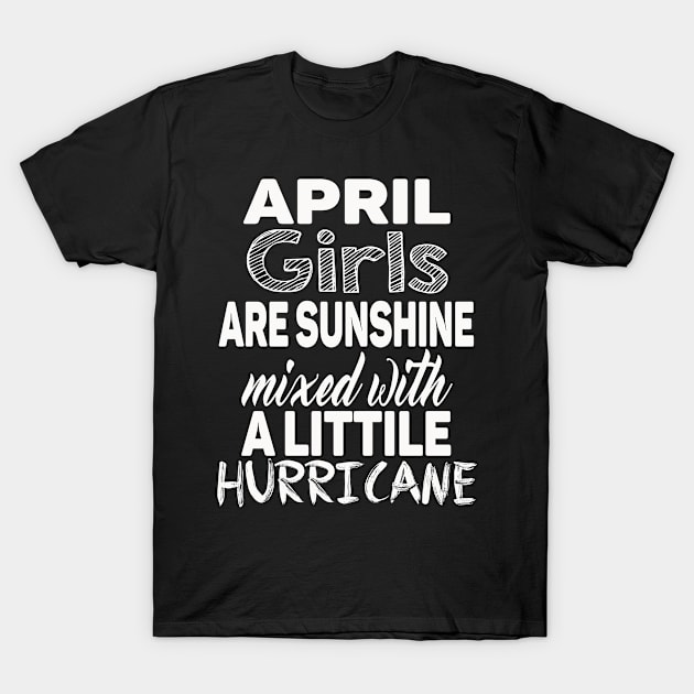 April Girls T-Shirt by Dojaja